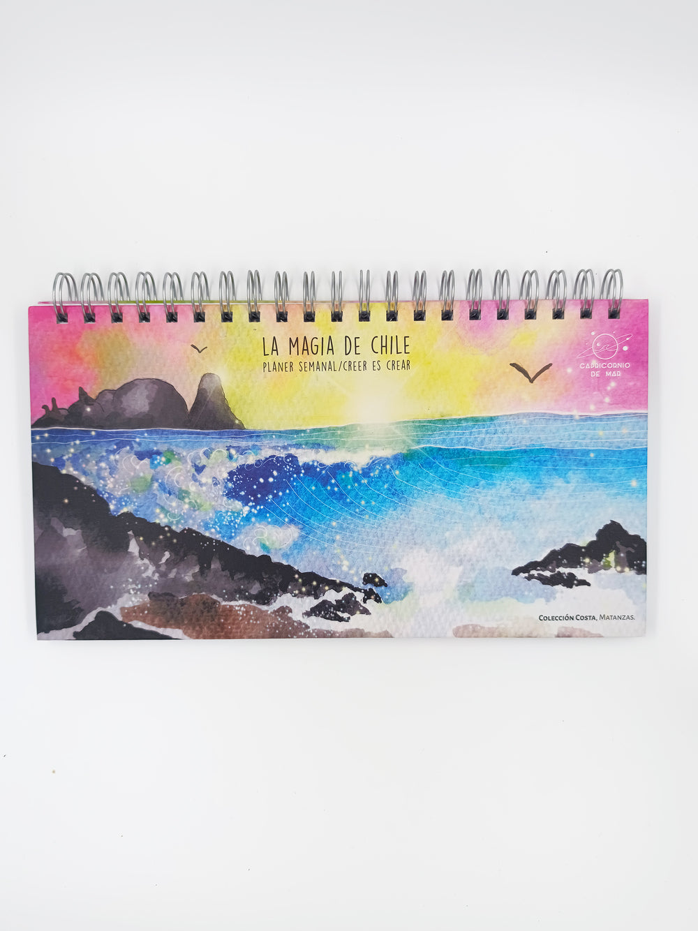 Planner Semanal Costa – papelería creativa con ilustraciones del mar