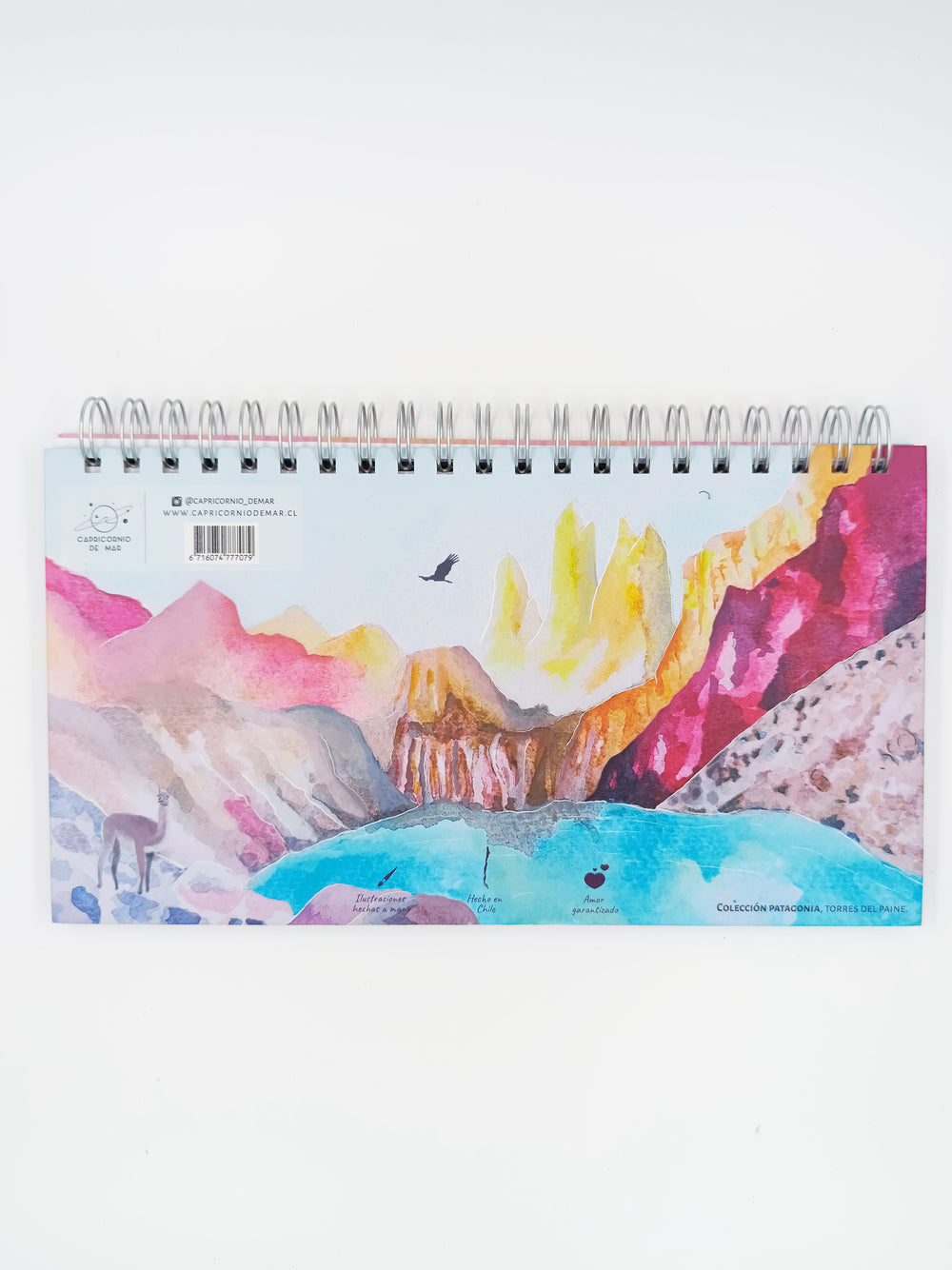 Planner Patagonia – organización semanal con ilustraciones en acuarela